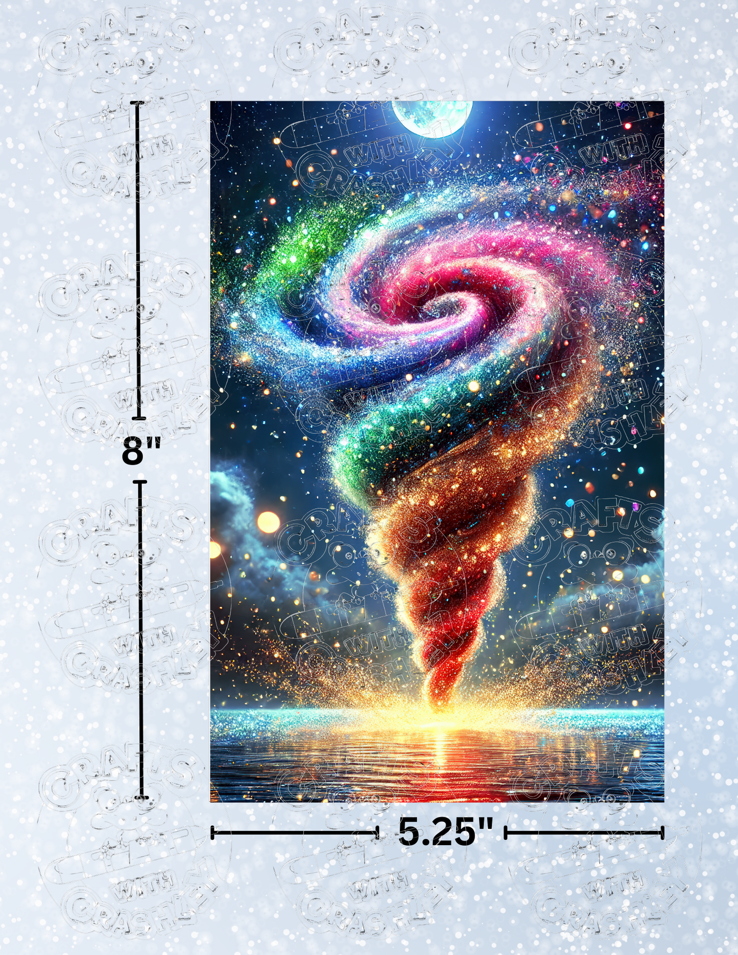 "Glitter Storm" by ©Cocomarshmallow Premium Decorative Release Papers for Diamond Painting