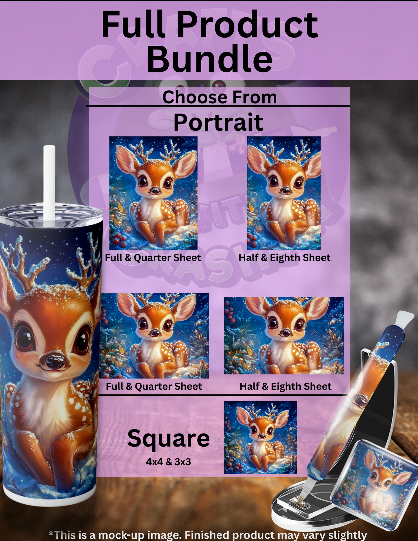 "Gentle as First Snow" by ©Stacy Deal Premium Accessories for Diamond Painting