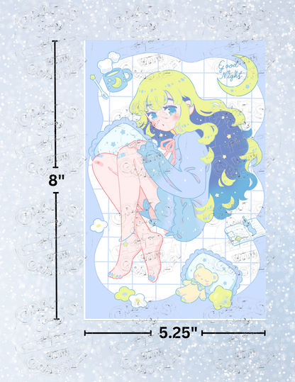 "Night Mix" by ©Hiroko Hashimoto Decorative Diamond Painting Release Papers