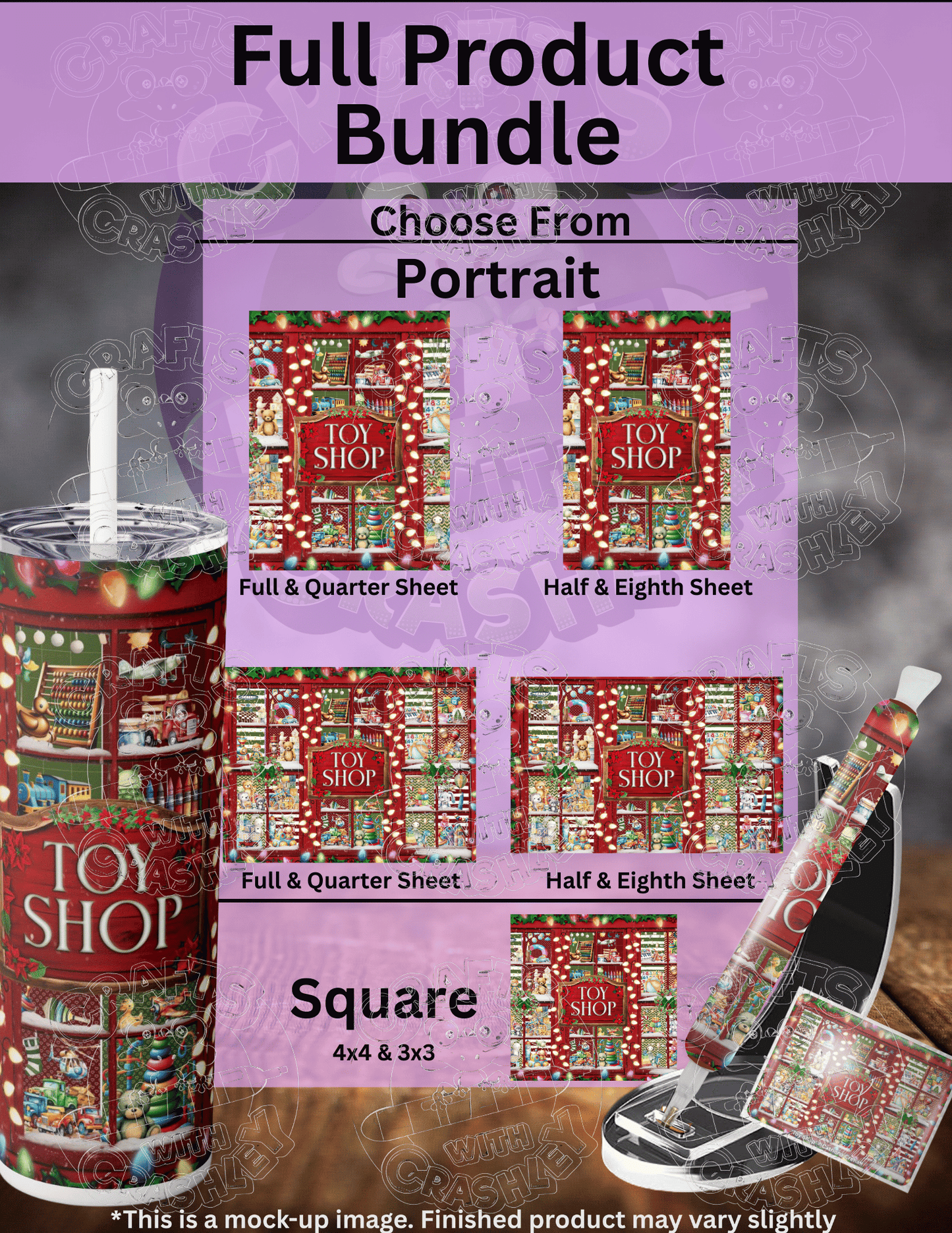 "Toy Shop" by ©Catriona Crehan Premium Accessories for Diamond Painting