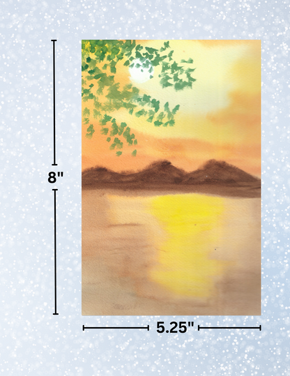 "Sunset Paradise" by Crafting Journey Decorative Diamond Painting Release Papers
