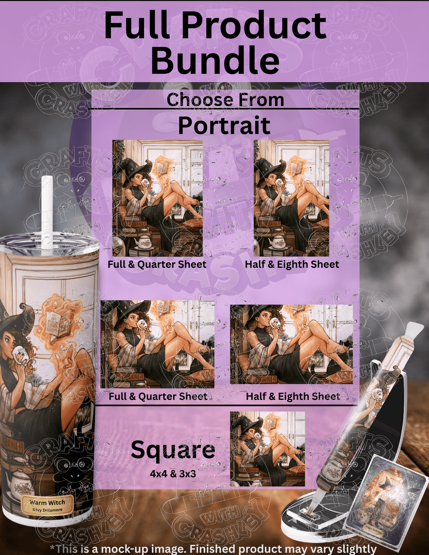 "Warm Witch" by ©Ivy Dolamore Premium Accessories for Diamond Painting