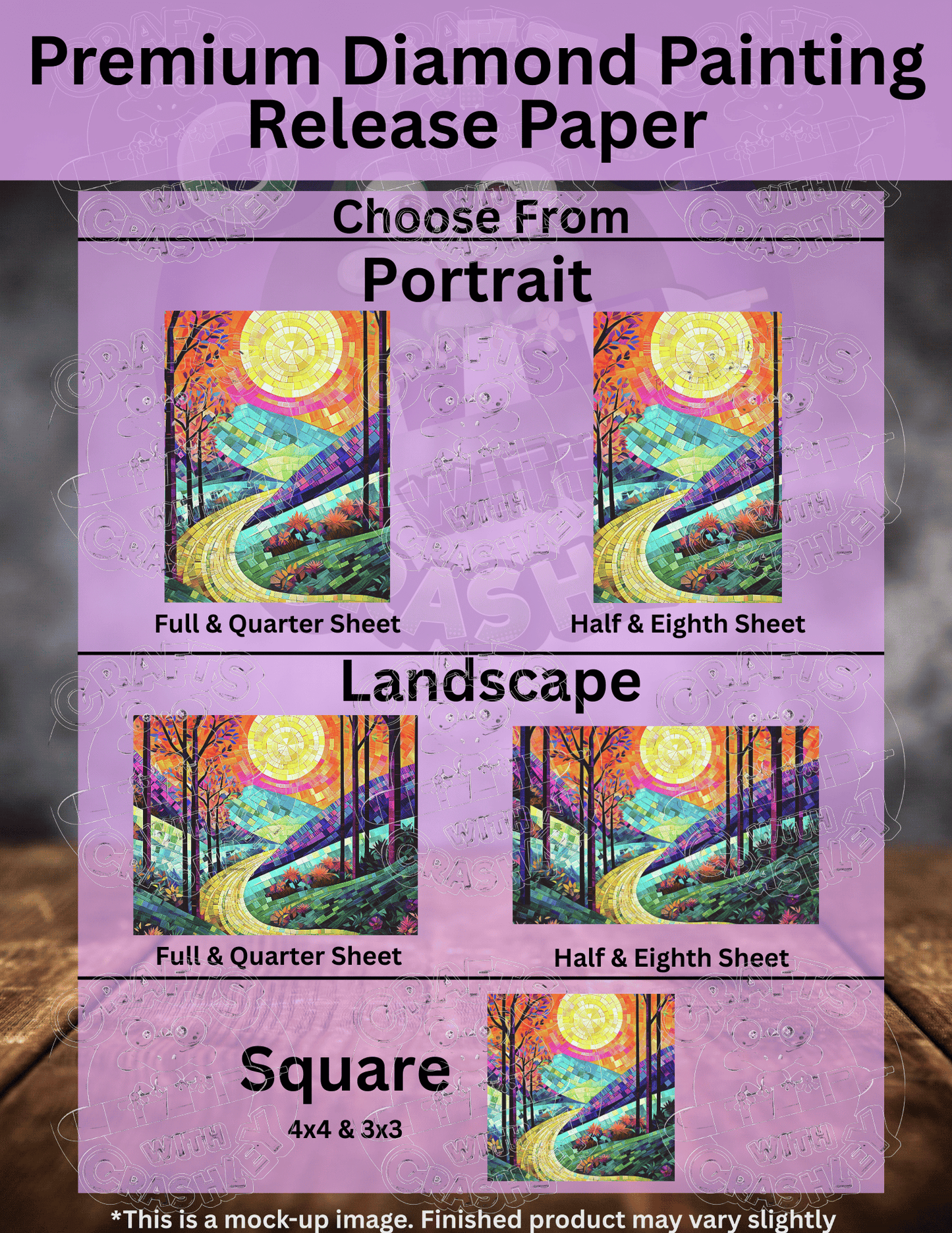 "The Road to Dreamland" by ©Peggy Collins Premium Accessories for Diamond Painting