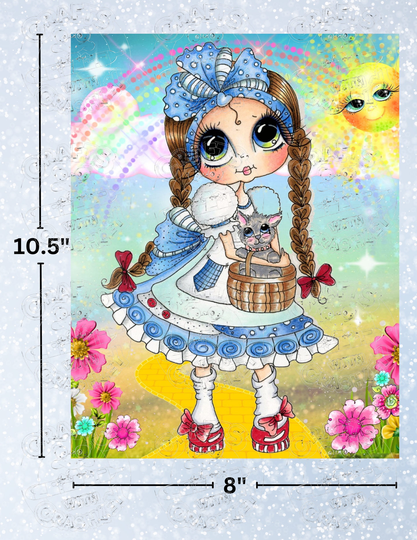 "Dorothy From Oz Bestie" by ©Sherri Baldy Premium Decorative Release Papers for Diamond Painting