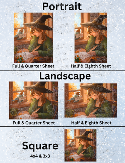 "Autumn Letter" by ©Ivy Dolamore Premium Decorative Release Papers for Diamond Painting