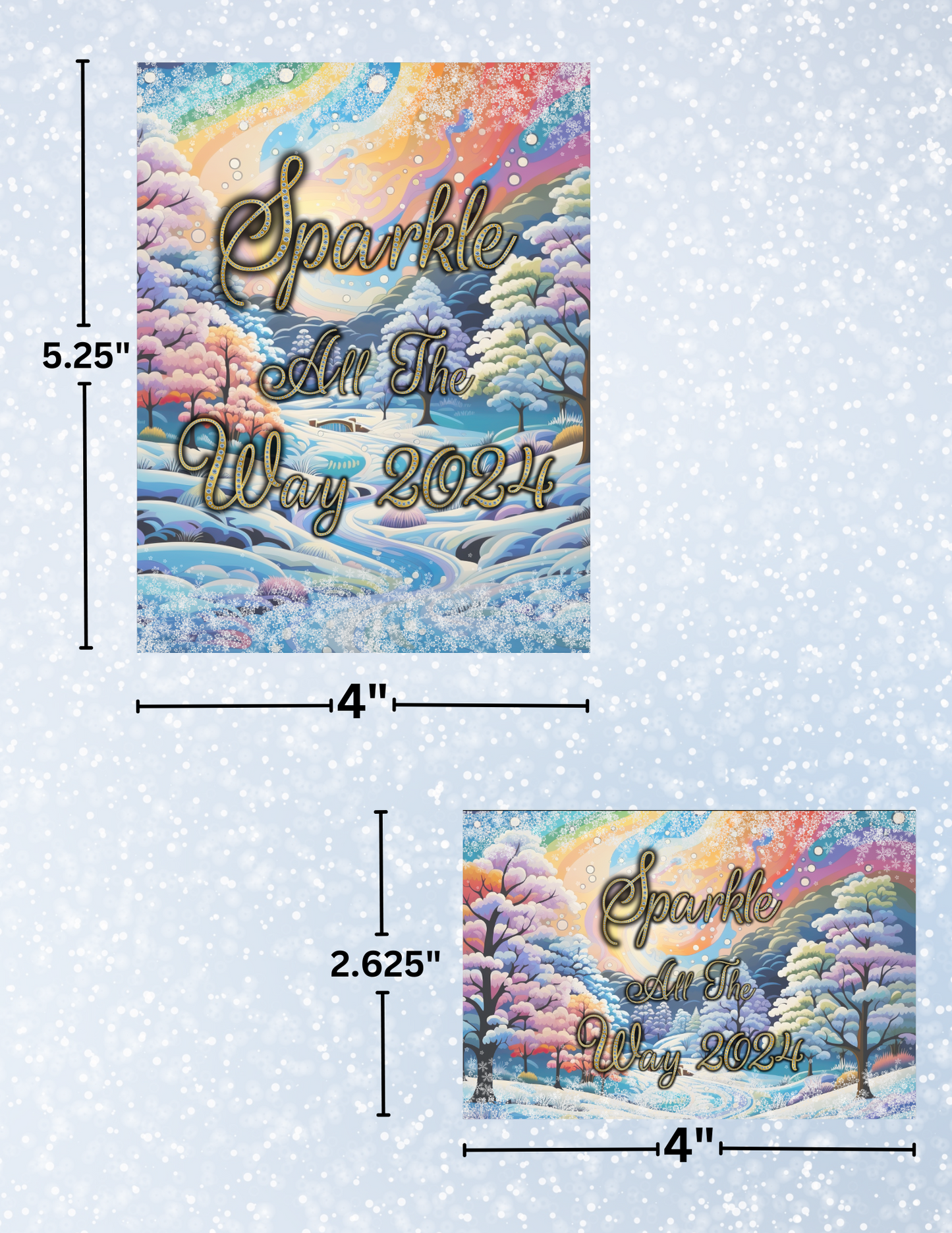 "Sparkle All the Way 2024" Decorative Diamond Painting Release Papers