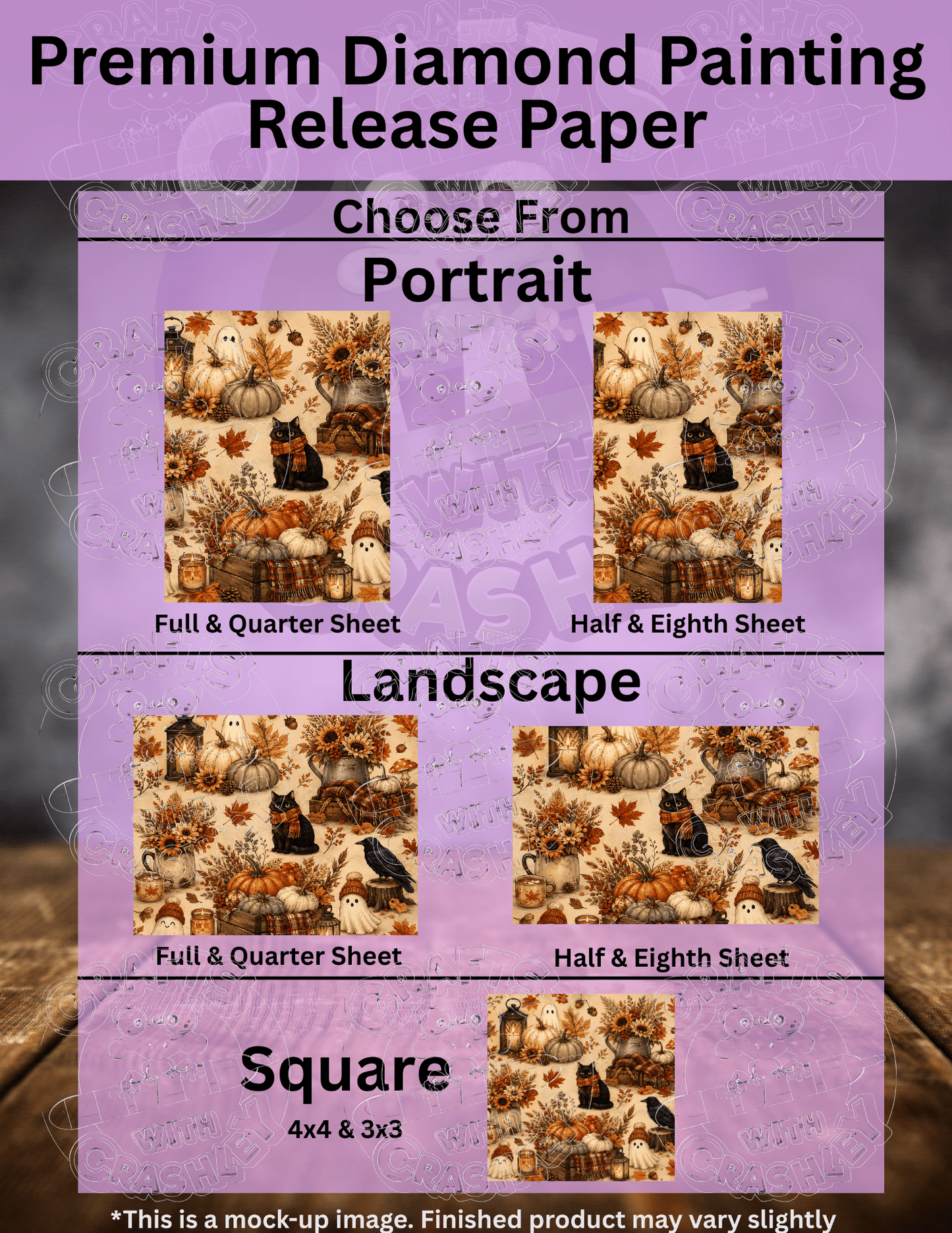 "Cozy Autumn Ghost" Premium Accessories for Diamond Painting