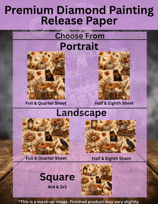"Cozy Autumn Ghost" Premium Accessories for Diamond Painting