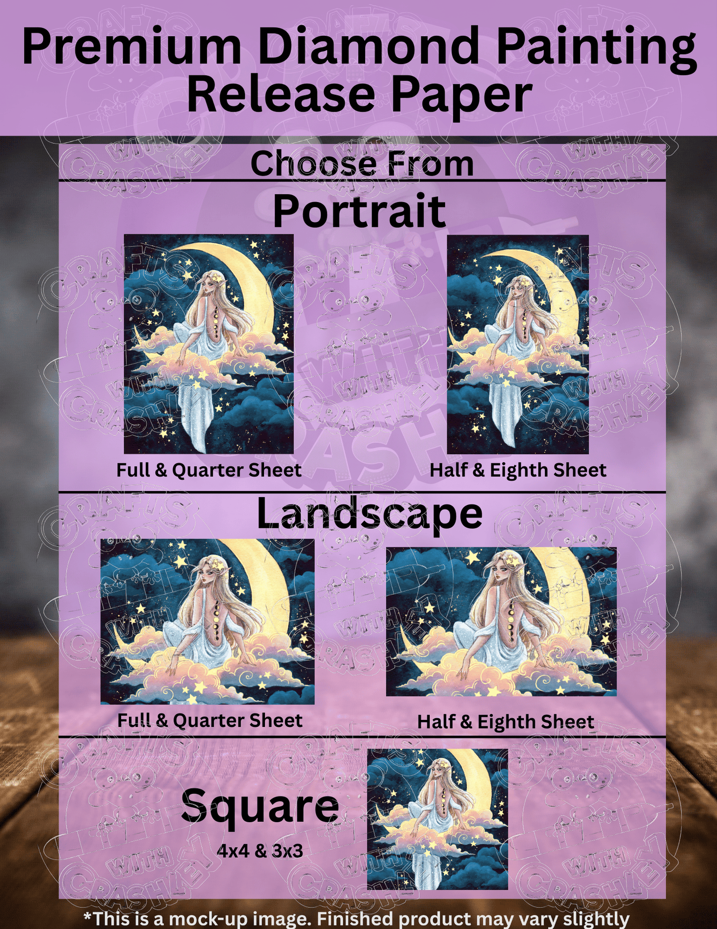 "Moonlight Nymph" by ©Aria Illustration Premium Accessories for Diamond Painting