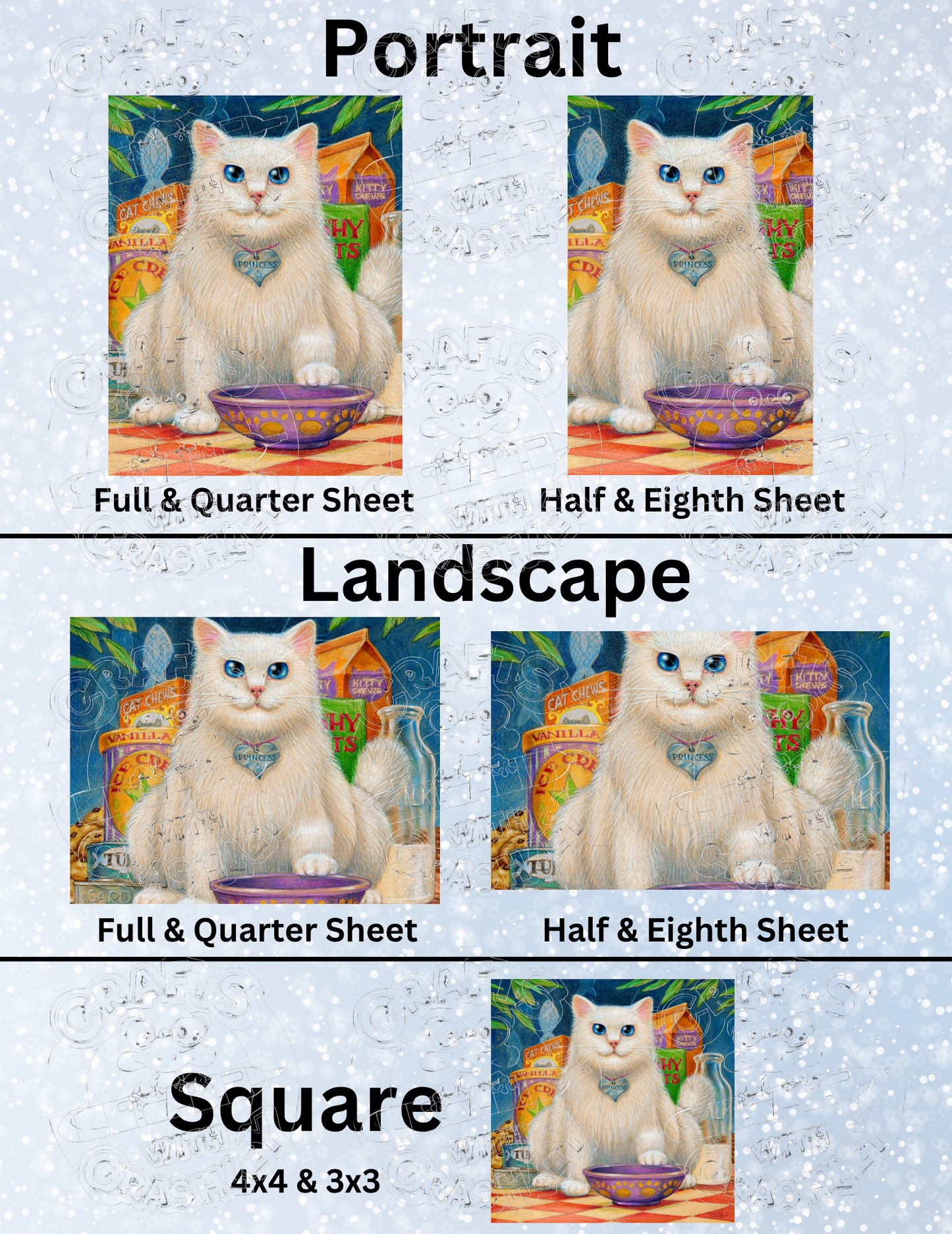 Product Bundle "I'm Not Fat, I'm Fluffy" by ©Randal Spangler