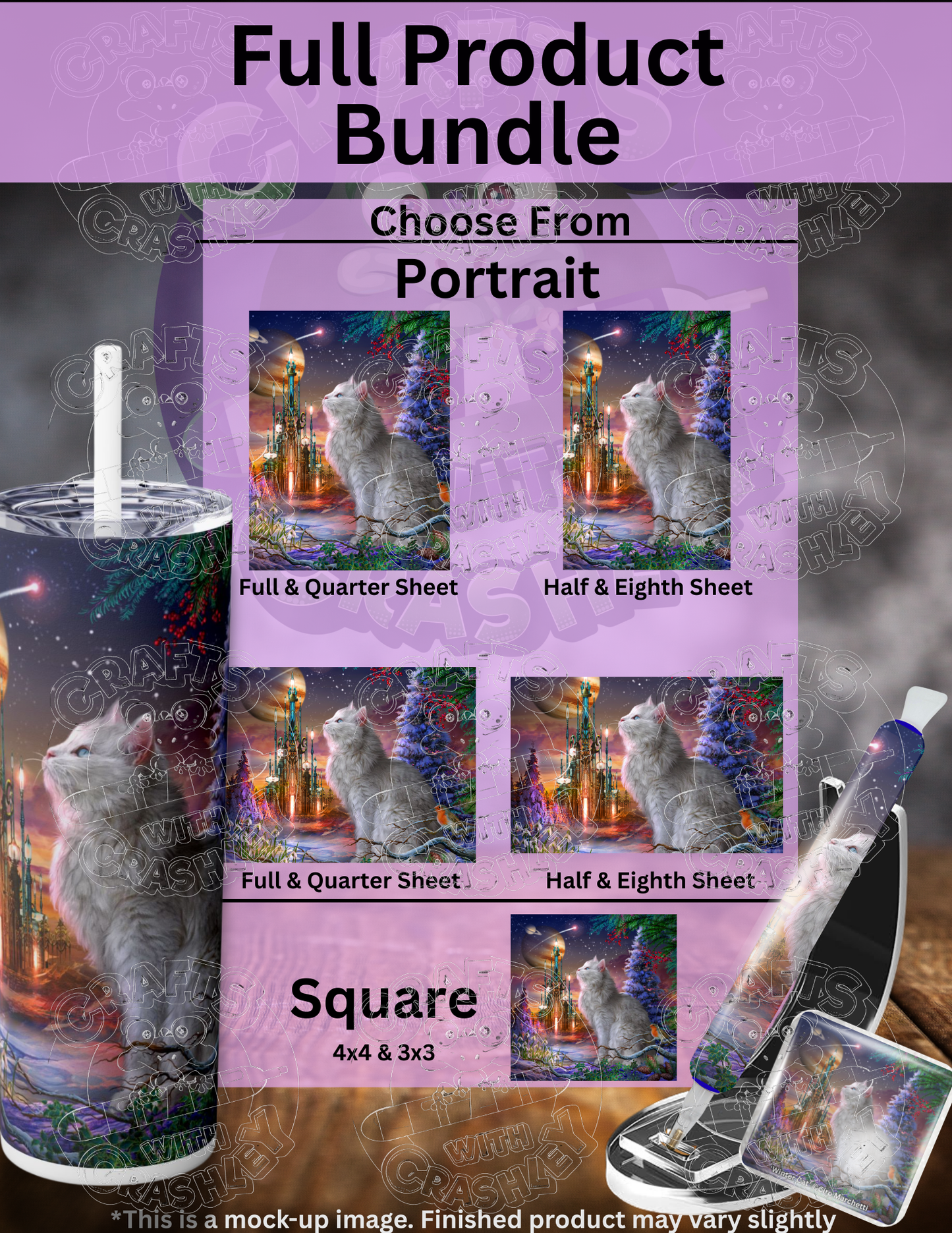 "Winter Cat" by ©Ciro Marchetti Premium Accessories for Diamond Painting