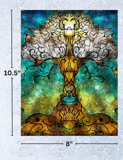"Tree of Life" by ©Mandie Manzano Premium Decorative Release Papers for Diamond Painting