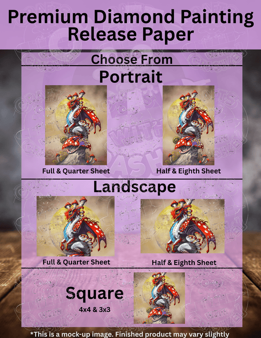 "Mushroom Dragon" by ©Stanley Morrison Premium Accessories for Diamond Painting