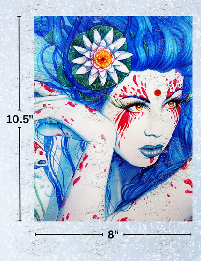 "Lady Koi" by ©JoJoes Art Premium Decorative Release Papers for Diamond Painting