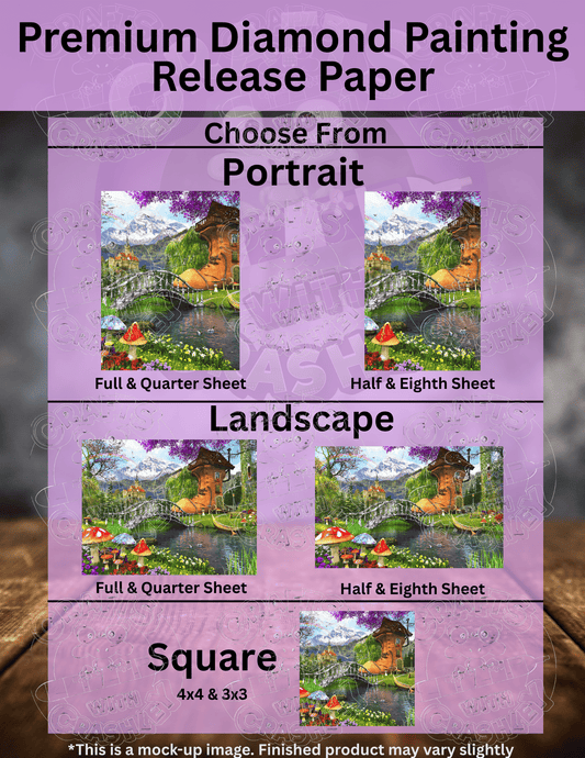 "The Old Shoe House" by ©Dominic Davison Premium Accessories for Diamond Painting