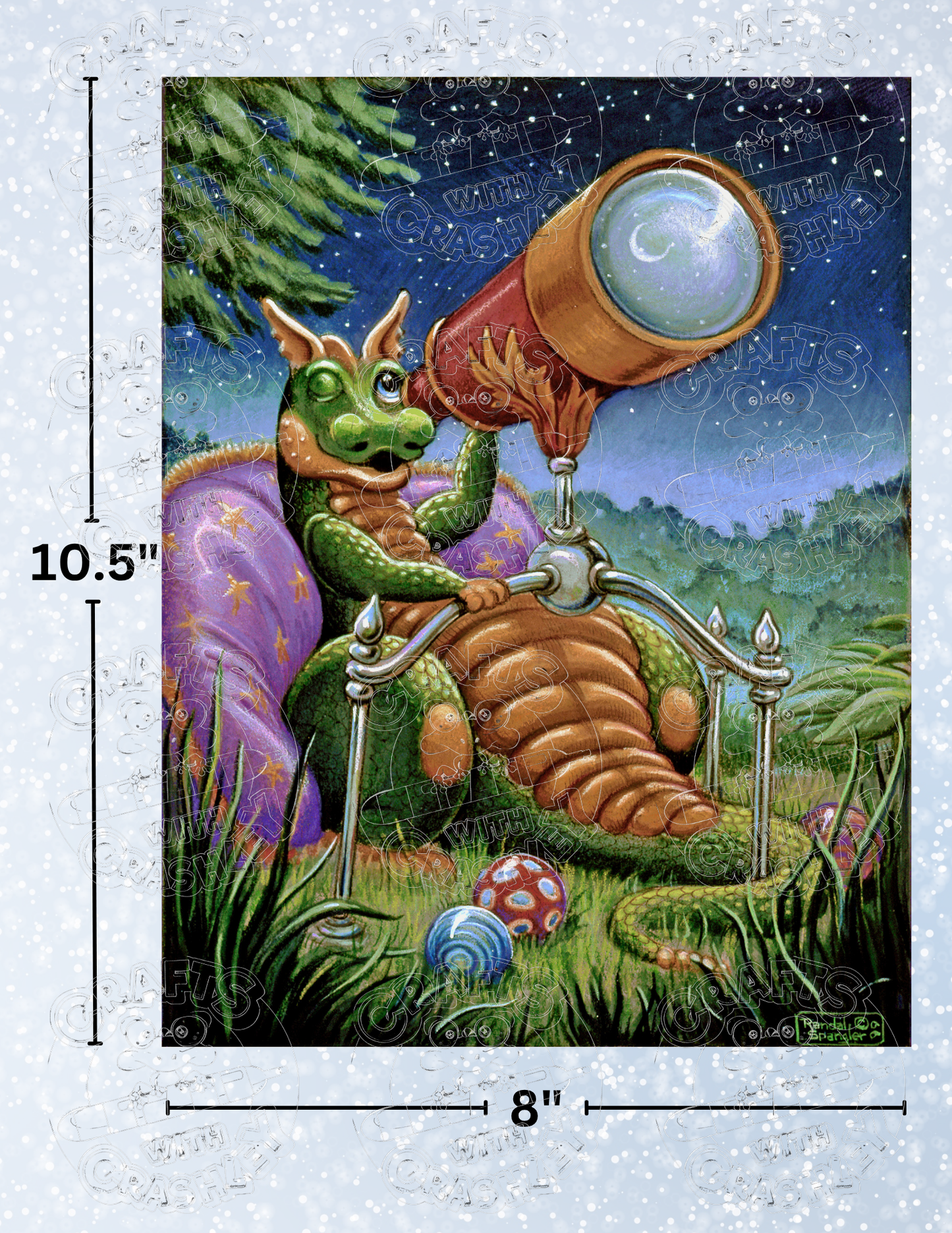 "Stargazing" by ©Randal Spangler Premium Decorative Release Papers for Diamond Painting