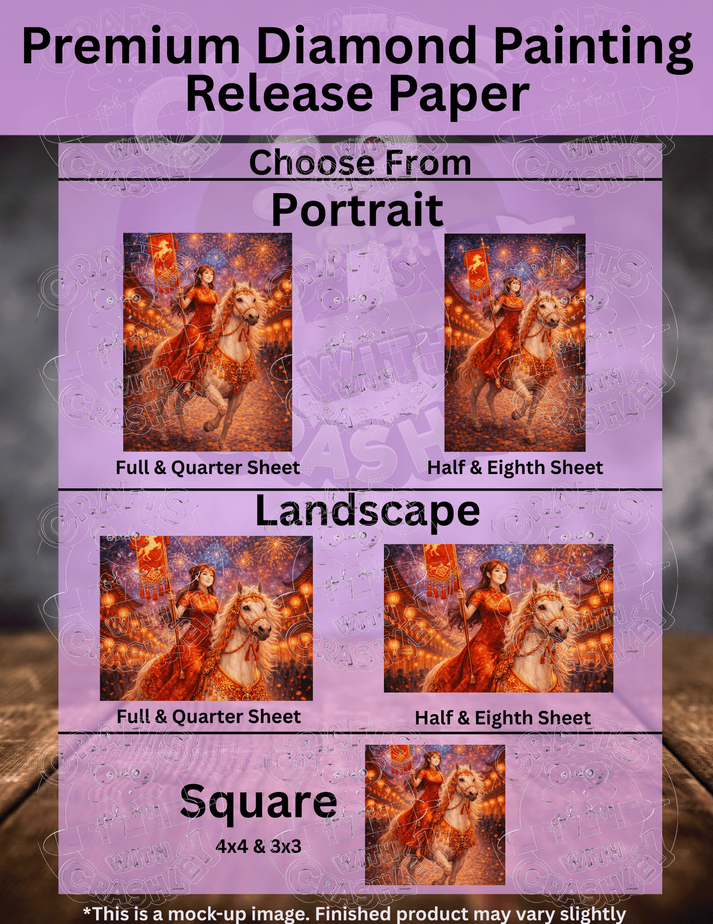 "Chinese New Year of the Horse" by ©RedNiN Gallery Premium Accessories for Diamond Painting