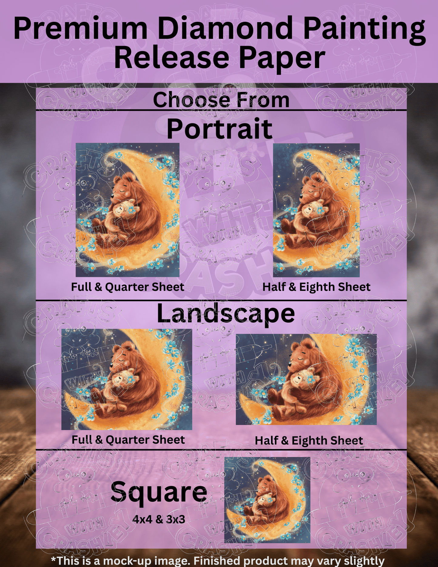 "Mama Bear" by ©Karii Creates Premium Accessories for Diamond Painting