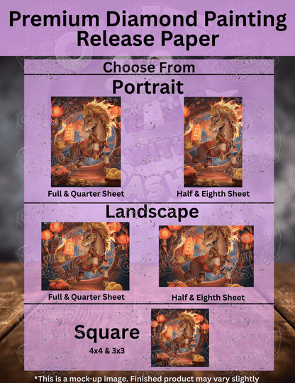 "Year of the Horse" by ©Christina "SixthLeafClover" Yen Premium Accessories for Diamond Painting