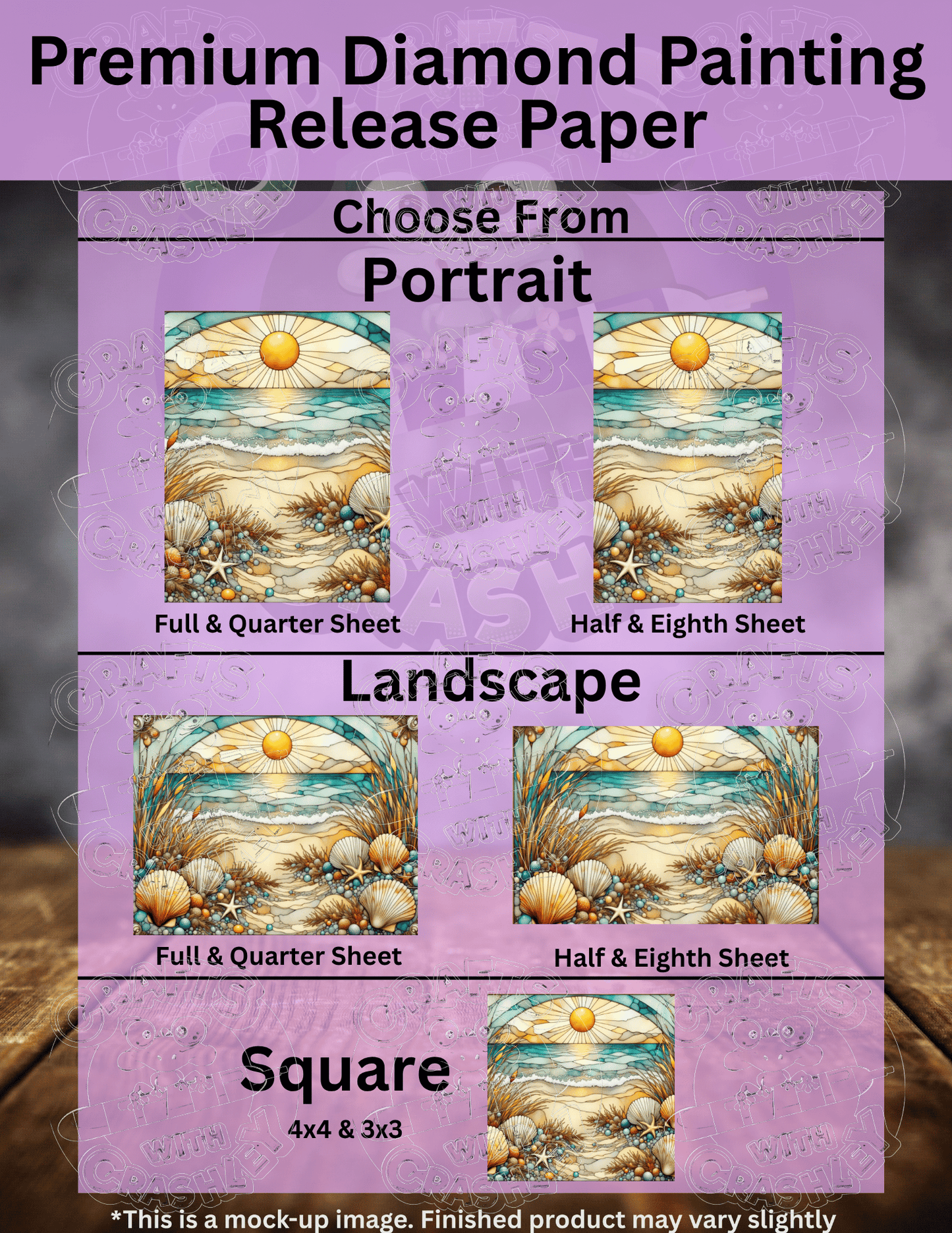 "Sea Reflections" by ©T.S. Larking Premium Accessories for Diamond Painting