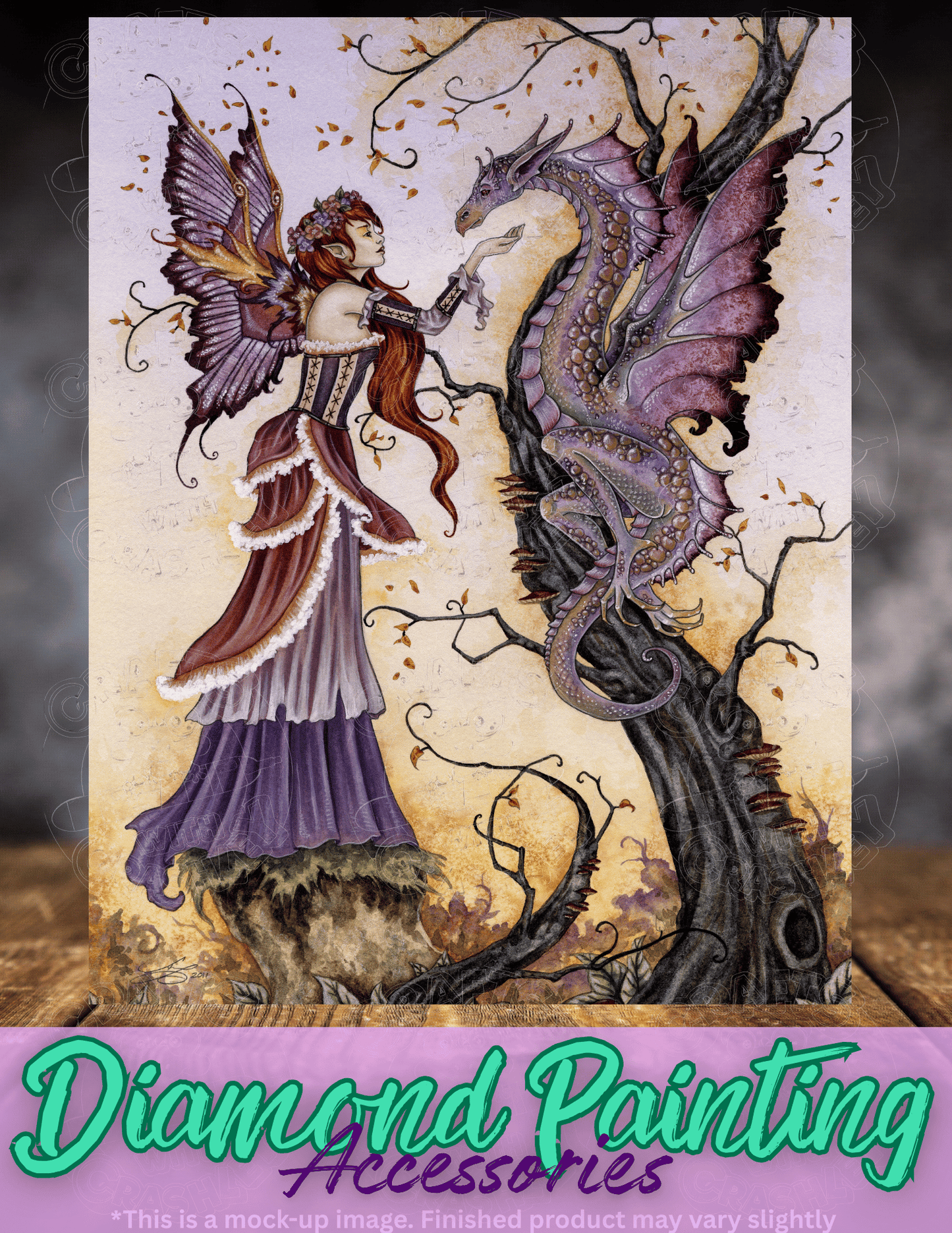 "The Dragon Charmer" by ©Amy Brown Premium Accessories for Diamond Painting