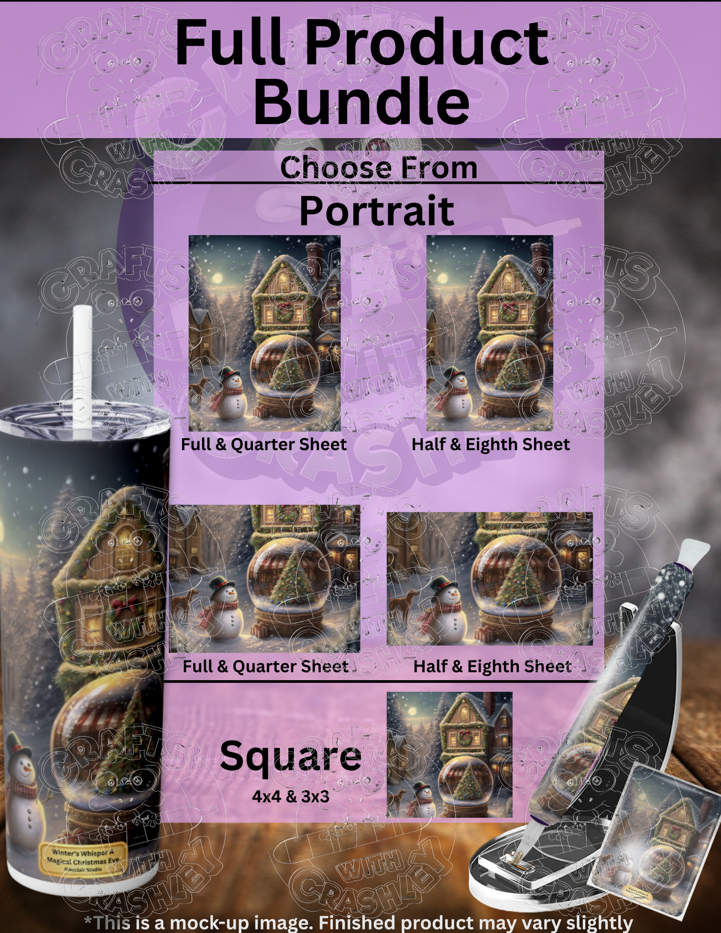 "Winter's Whisper a Magical Christmas Eve" by ©Auclair Studio Premium Accessories for Diamond Painting