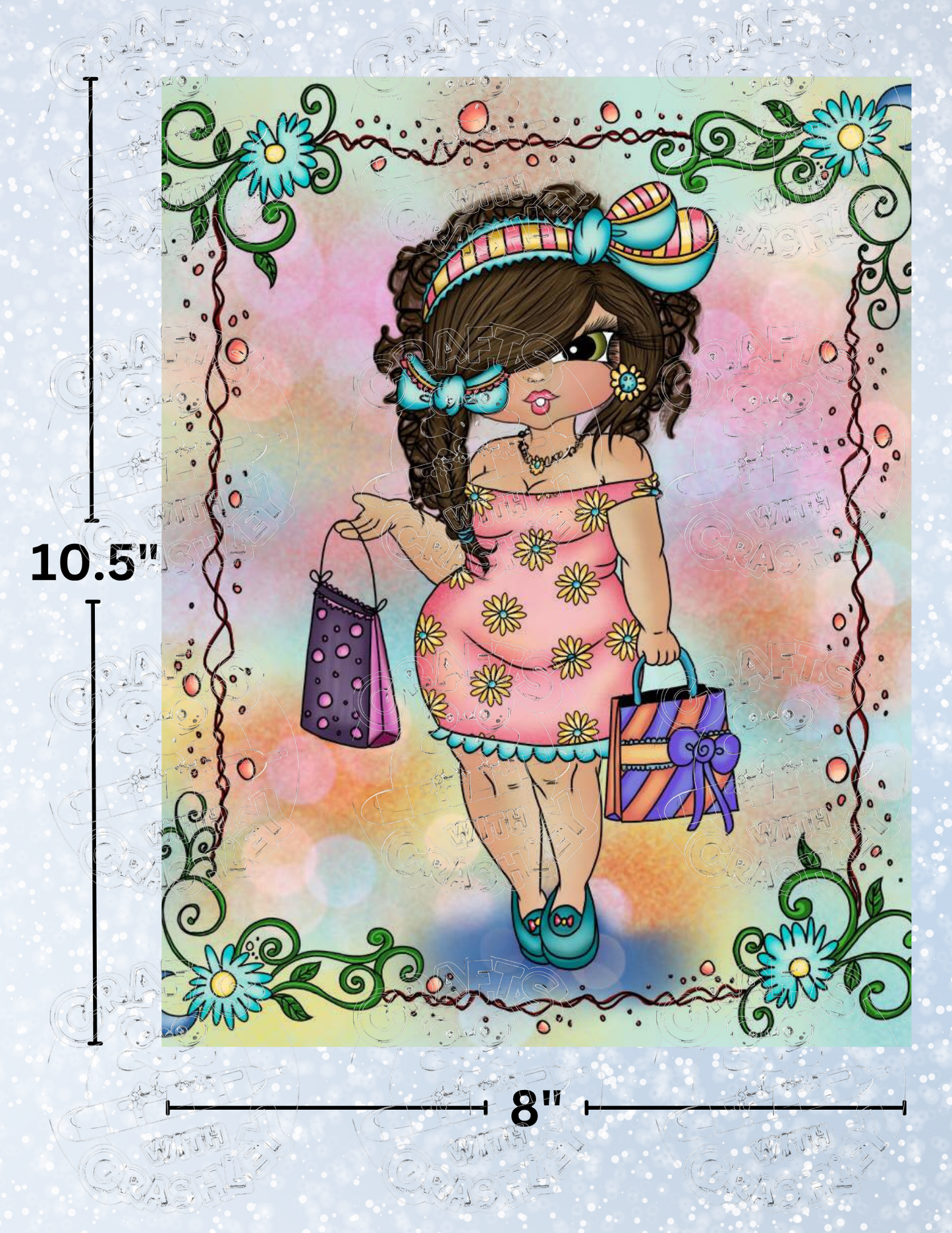 Product Bundle "Shopping Girl Fluffy Bestie" by ©Sherri Baldy