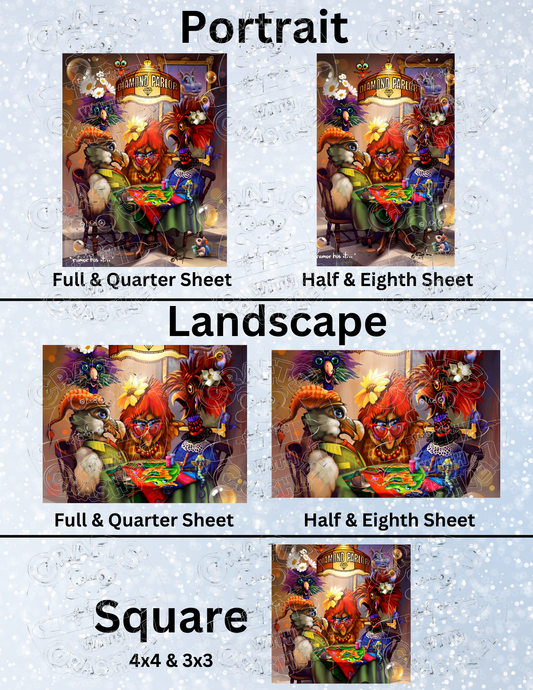 "It's a Bling Thing" by ©Richard Lorenz Premium Decorative Release Papers for Diamond Painting