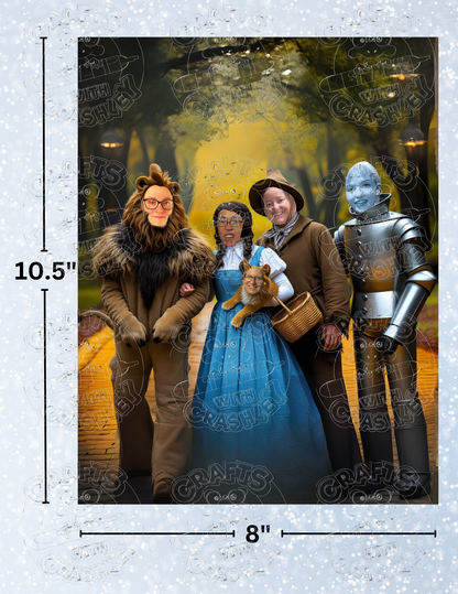 "There's No Place Like Friends" Premium Decorative Release Papers for Diamond Painting