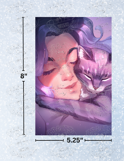 "Cat Comforts" by ©ChrissaBug Decorative Diamond Painting Release Papers