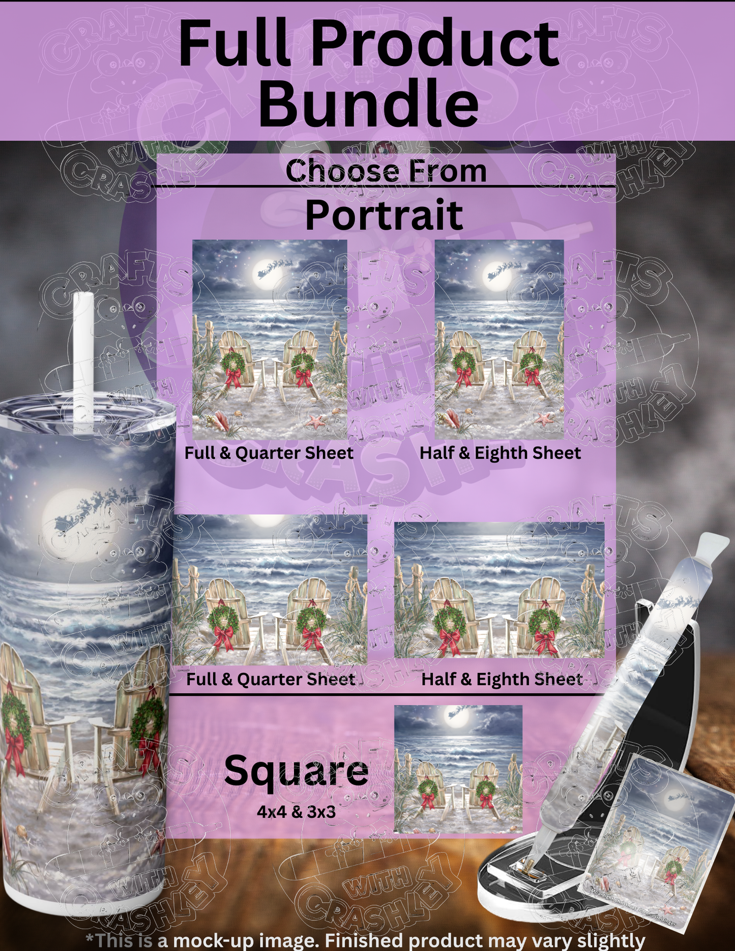 "Moonlight Christmas" by ©Dona Gelsinger Premium Accessories for Diamond Painting