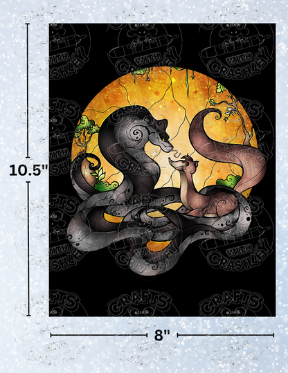 "Riki Tiki" by ©Mandie Manzano Premium Decorative Release Papers for Diamond Painting