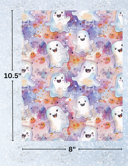 "Happy Little Ghosties" Premium Decorative Release Papers for Diamond Painting