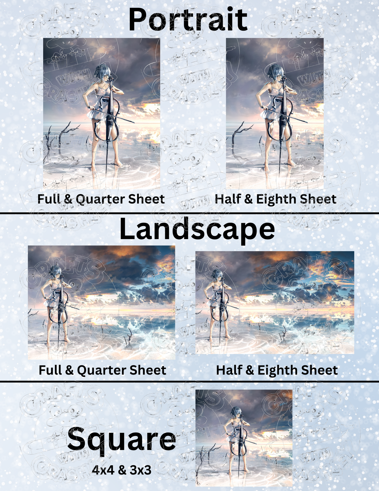 Product Bundle "Infinite Melody" by ©Yuumei