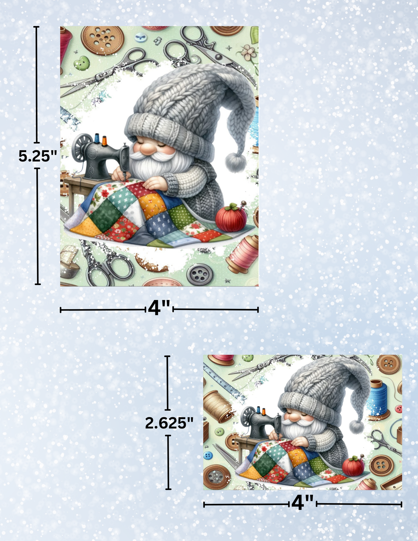 "Crafty Gnome" Decorative Diamond Painting Release Papers