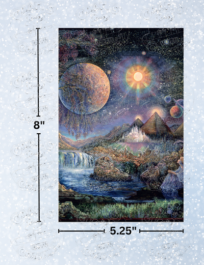 "Doorway to the Stars" by ©Josephine Wall Decorative Diamond Painting Release Papers