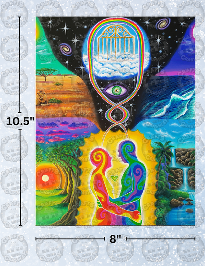 "Soulmates" by Becca Tindol Decorative Diamond Painting Release Papers