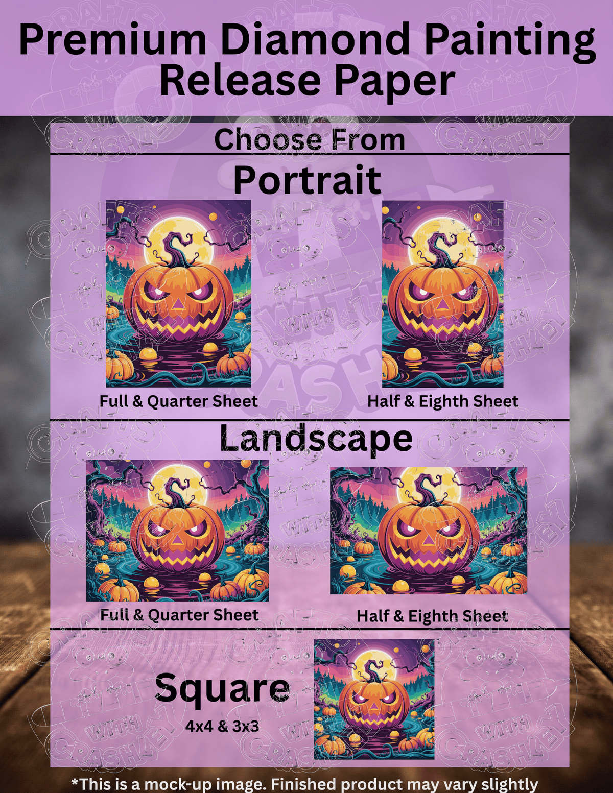 "Jack-O-Lantern Lagoon" Premium Accessories for Diamond Painting