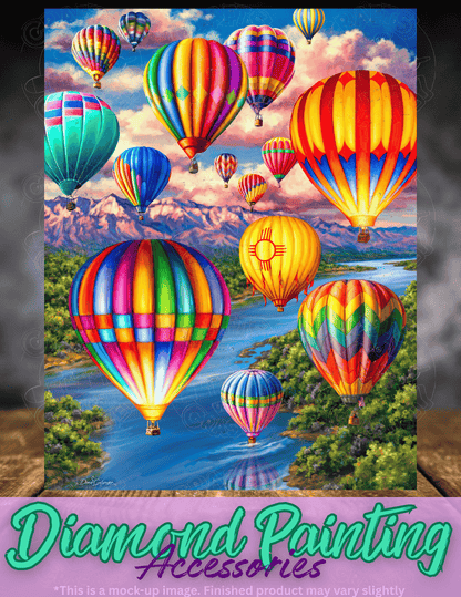 "Hot Air Balloons" by ©Dona Gelsinger Premium Accessories for Diamond Painting