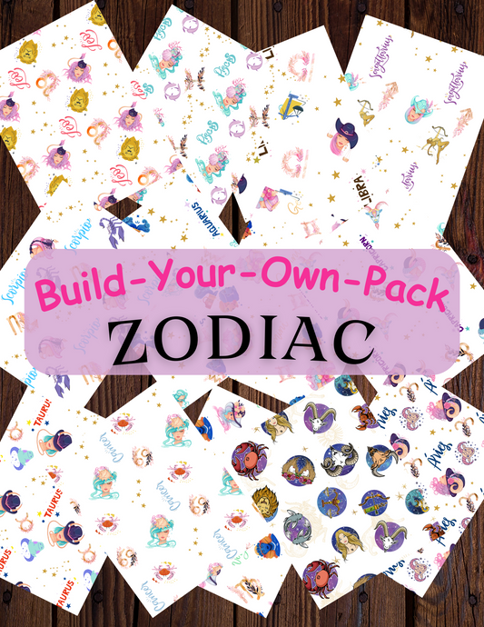 Zodiac Build Your Own Pack Premium Decorative Release Papers