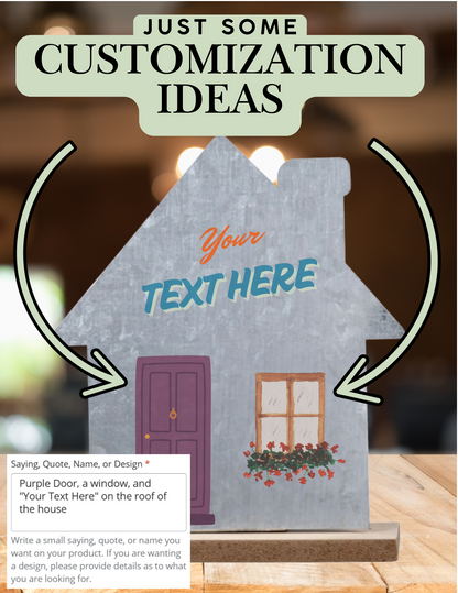 *Customizable* House Coverminder/Magnet Display Stand