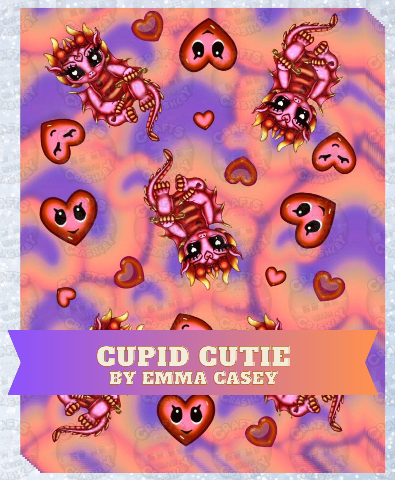 "Cupid Cutie" by Emma Casey Decorative Diamond Painting Release Papers