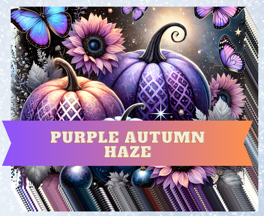 "Purple Autumn Haze" Decorative Diamond Painting Release Papers