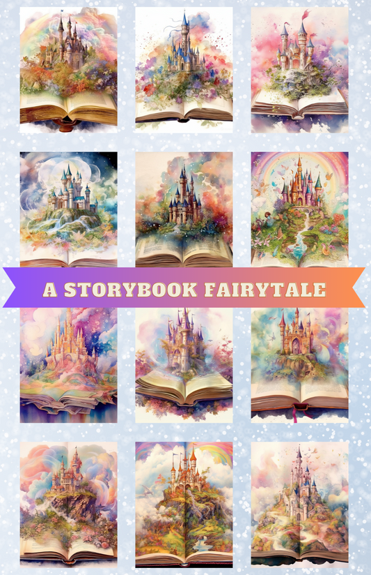 "A Storybook Fairytale" Decorative Diamond Painting Release Paper