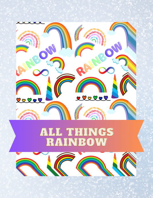 "All Things Rainbow" Decorative Diamond Painting Release Papers