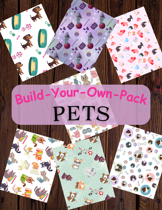 Pets Build Your Own Pack Premium Decorative Release Papers