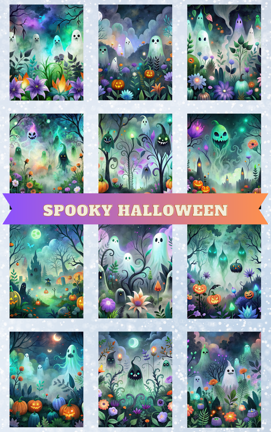 "Spooky Halloween" Decorative Diamond Painting Release Papers