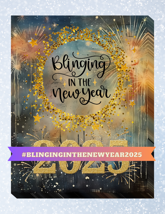 "#BlingingInTheNewYear2025" Decorative Diamond Painting Release Papers