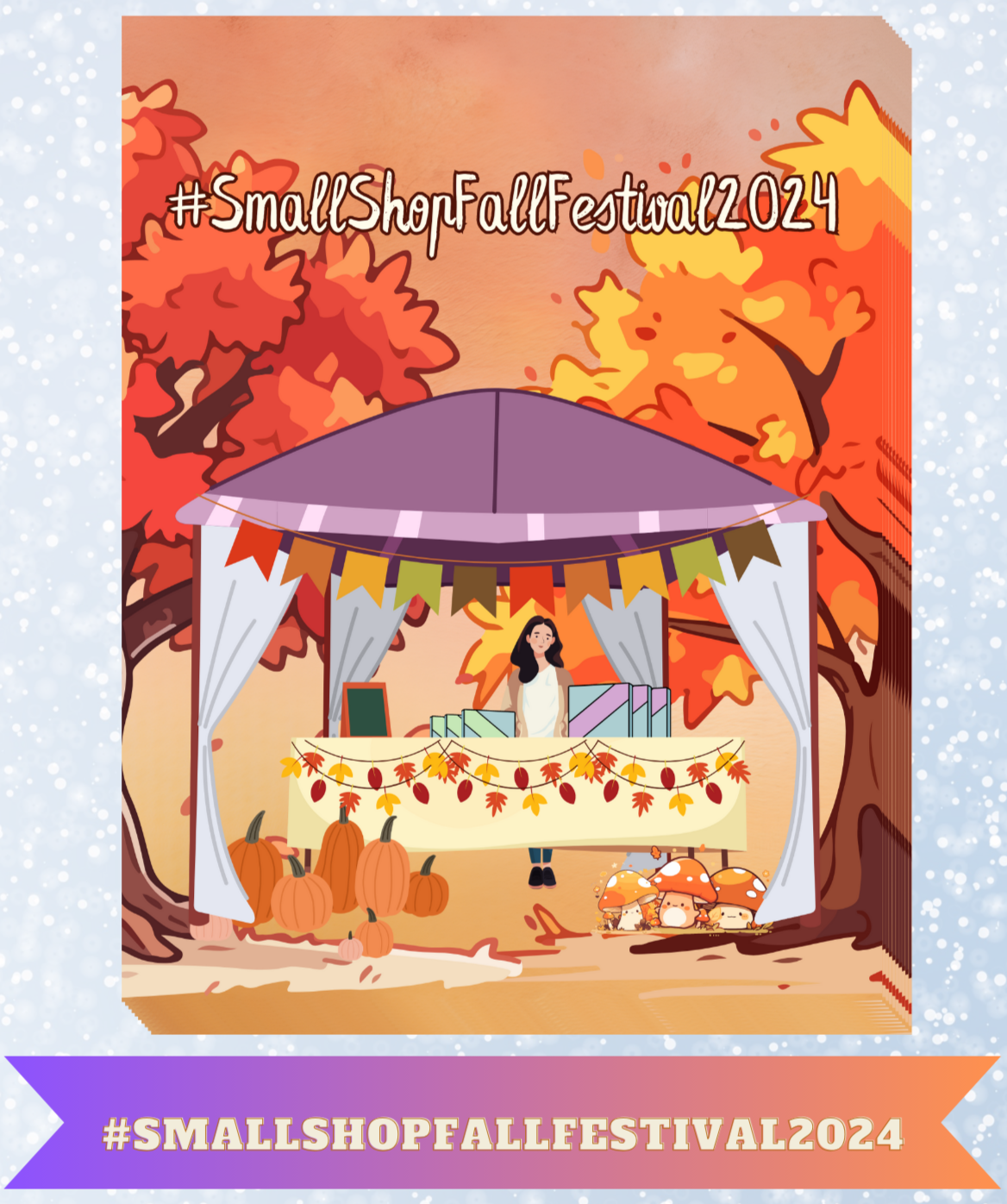 "#SmallShopFallFestival2024" Decorative Diamond Painting Release Papers