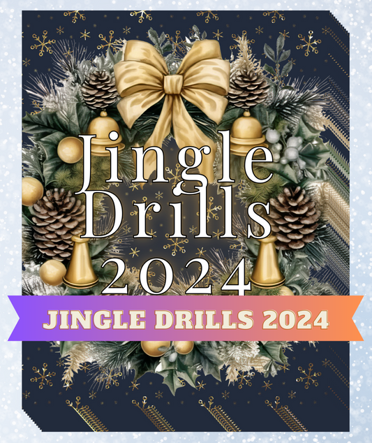 "Jingle Drills 2024" Decorative Diamond Painting Release Papers